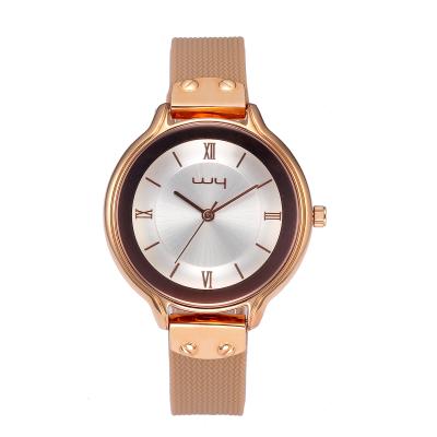 China Non-specific wholesale cheap watch women silicone strap ladies quartz hot sale fashionable watches WY-032 for sale