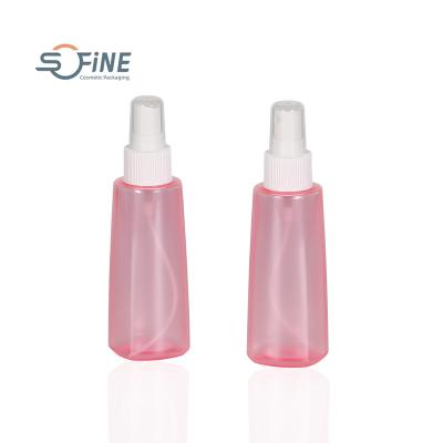 China Personal Care Cosmetic Packaging 130ml Pet Plastic Bottles With Spray for sale