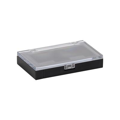 China Recycled Materials Make Up Plastic Rectangular Empty Compact Powder Crate for sale