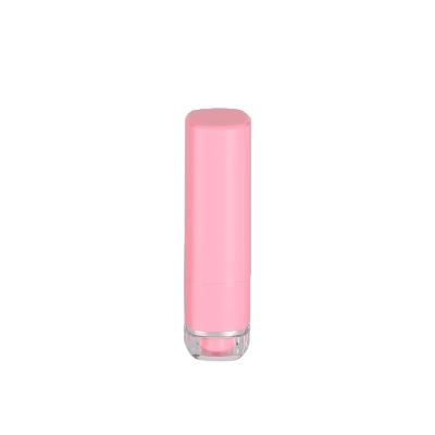 China Custom Cosmetic 2022 Fashion Pink Lipstick Tube Packaging Design for sale