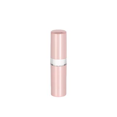 China Wholesale Round Shape Cosmetic Uplifting Luxury Empty Pink Lipstick Container for sale