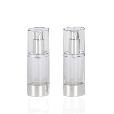 China PERSONAL CARE Skin Care Cream Use And Empty Plastic Transparent Airless 30ml Pump Bottle for sale