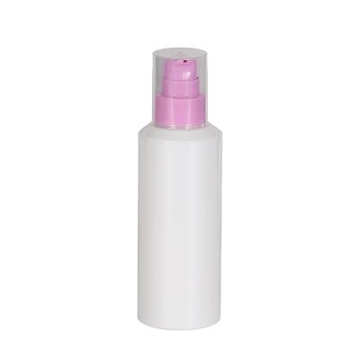 China Round Shaped Cosmetic Skin Care Cream Use And Plastic Empty Lotion Pump Bottle 150ml for sale