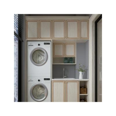 China Quality Guaranteed Modern Unique Laundry Cabinet Pendant Brown Pictures Laundry Cabinet Lacquer for sale