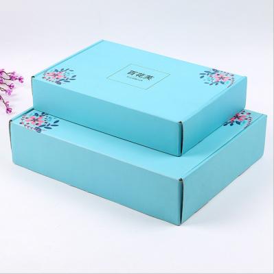 China Recycled Materials Custom Corrugated Box Printed Corrugated Tissue Paper Shoe Cardboard Packing Cardboard Shipping Boxes for sale