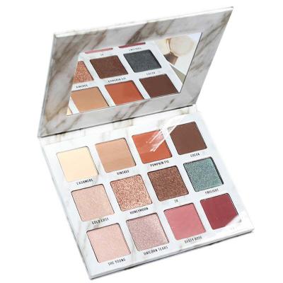 China Recycled Makeup 10 Materials 2020 Colors Private Label Cardboard Glitter Morph Wholesale Cosmetic Empty Eyeshadow Palette Custom Makeup Packaging for sale