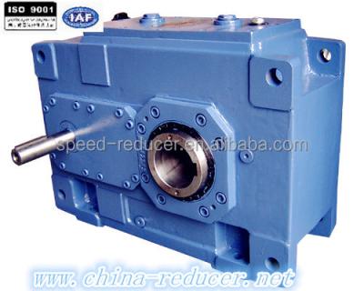 China HT250 Cast Iron H Series Speed ​​Reducer Gearbox Helical Bevel Drive For Rotary Vacuum Dryer for sale