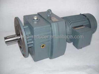 China HT200# Casting Iron Inline RF Gear Motor Gearbox Helical Reduction For Drum Cement / Mortar Mixing for sale