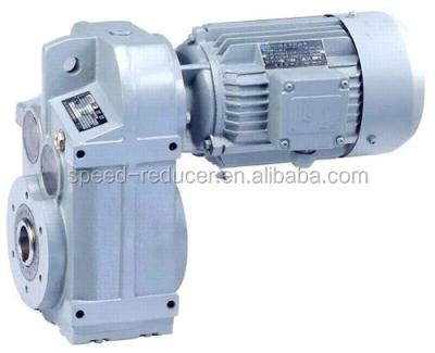 China Alloy Steel And Cast Iron Winch Drives Helical Gear Reducer F Series Electric Motor Gear Motor for sale