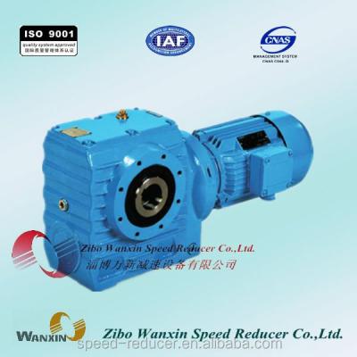 China K Series Helical Bevel Gear Motor For Elevator Gearbox Reducer WF Series for sale