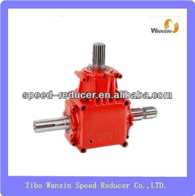 China T Series Spiral Bevel Gear Units 1:1 Ratio Bevel Steering Gearbox T for sale