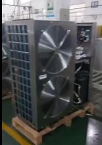 中国 25kw 空気源熱ポンプ 304シート金属のハウジングを商用 販売のため