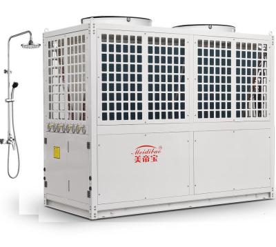 China 30HP Hot Water Heat Pump Low Temperature White / Dark Grey R410A Refrigerant for sale