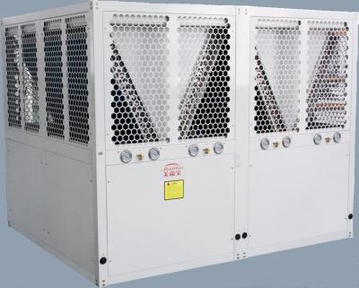 Chine 45HP Quatre systèmes de source d'air de chauffage et de refroidissement pompe à chaleur en acier galvanisé à vendre