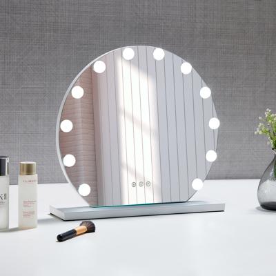 China Bright Unique Design European Cheap Frameless Irregular Circular Bathroom Led Mirrors for sale