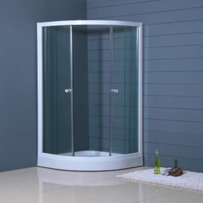 China Modern High Quality Rectangular Frameless Glass Mini Enclosed Room Shower Cabin for sale