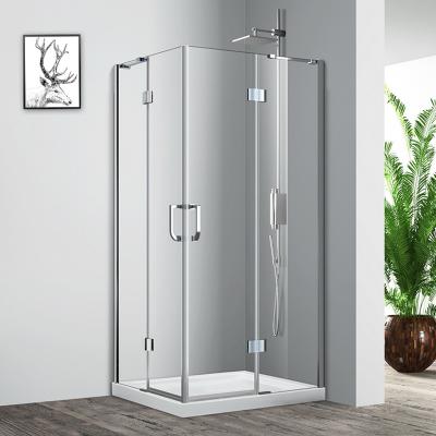 China Modern Durable High Quality Aluminum Glass Enclosed Steamer Corner Bathrooms Designs Luxury Shower Enclosure for sale