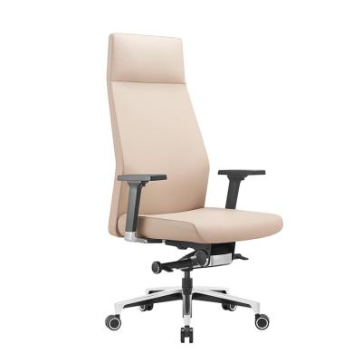 China Adjustable Height Guaranteed Quality Made In China Italy Real Leather Ergonomic Swivel Office Chairs For Sale for sale