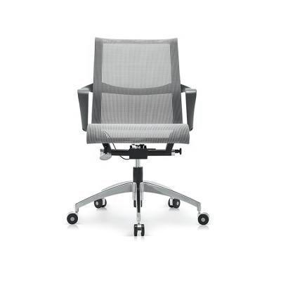 China Gray Fashion Special Mesh Revolving Office Hot Selling Adjustable Height Chair for sale