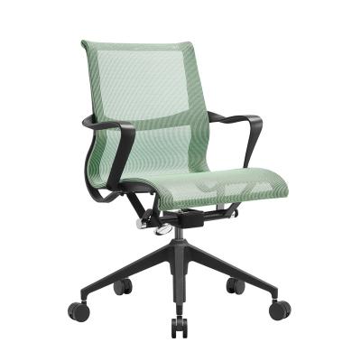 China Fashion Full Mesh Adjustable High Quality Korean Special Ergonomic Comfortable Office Chair Fashion Height Working Chair With Arms for sale