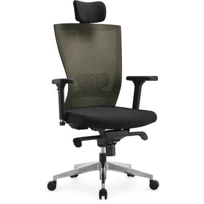 China New High-back Fashion Adjustable Comfortable Swivel Modern Height Office Chairs With Wheels for sale