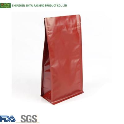 China 2.5mil Thickness 2.5mil Thickness Plastic Beverage BIODEGRADABLE Ziplock Bag Customized Sizes Aluminum Foil Quare Bottom Double Zip Lock Bag for sale