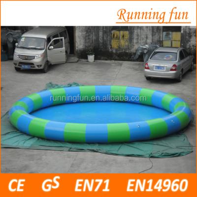 China amusement park outdoor inflatable pool, adult plastic swimming pool for sale