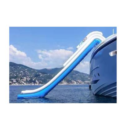 China 2022 PVC Inflatable Yacht Water Toys Inflatable Dinner Yacht Water Slide Inflatable Yacht Slide for sale