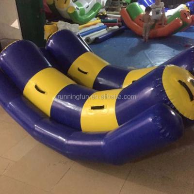 China 0.9mm PVC Tarpaulin Inflatable Seesaw Games Water Park Float For Sale for sale