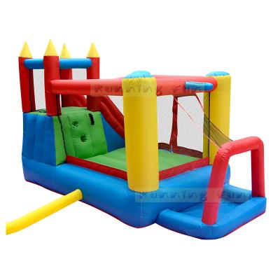 China Entertainment Hot Selling Inflatable Bouncer With Pit Pool Ball,Small Indoor Inflatable Slide N Bouncer For Kids for sale