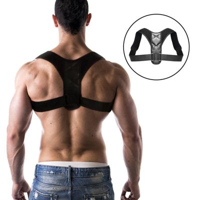 China 2021 Eco-friendly Adjustable Back Straightener Clavicle Body Support Orthopedic Back Support Belt for sale