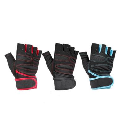 China Outdoor Sports Breathable Half-Finger Non-slip Weightlifting Bike Cycling Gloves For Men And Women for sale