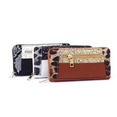 China Fashion Pattern Waterproof Fashion Ladies Coin Purse Long Zipper Single Layer Ladies Wallet for sale