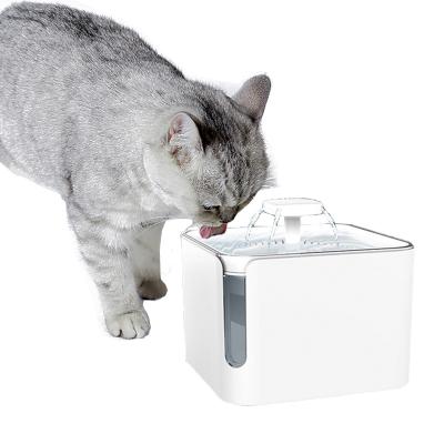 China Automatic Drop Shipping Food Grade 3L ABS Cat Dog Pet Water Fountain Smart Electric Pet Water Vending Machine Easy Clean for sale