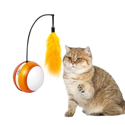 China ABS Interactive Smart Cat Toy - Newest Version 360 Degree Self Rotating Ball, Wicked Ball, Element Rotation Led Light for sale