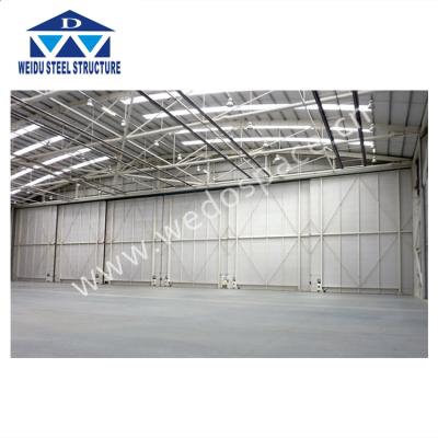 China Modular Cheap Prefab Steel Structure Platform Aircraft Hangar Design And Build for sale