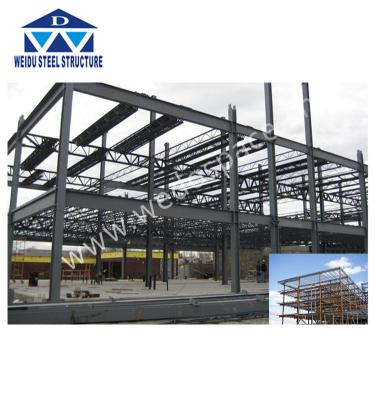 China Steel Fabricated House Steel Structure Prefab Building For Supermarket Steel Arch Warehouse Construction Steel Building Kit for sale