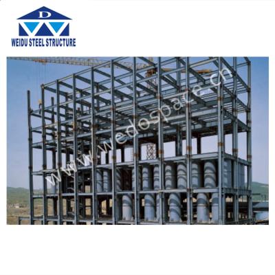 China Frame Part Metal Building Construction Projects Steel Structure Framework For Refined Equipment for sale