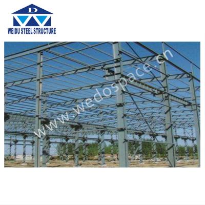 China Indoor Courtyard Light Steel Structure Indoor Yard Cost in Alibaba for Industry and Livestock for sale