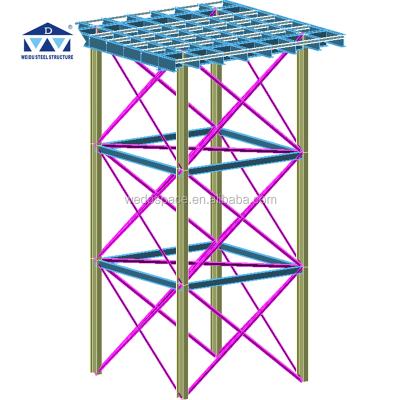 China View piece 500 liter gallon stainless steel storage tank with steel structure water tank tower for sale for sale