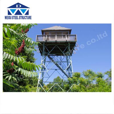 China Modular Watchtower Prison Towers Communication Tower Guard Observation Ballistic Resistant for sale