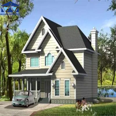 China Slope Roof House Prefab Light Steel Bedroom Villa Apartment or Villa for Asia for sale