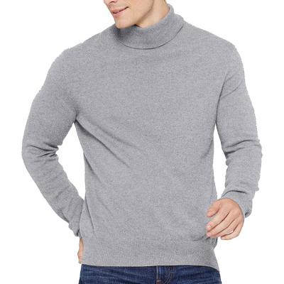 China Wholesale Fashion New Style Anti-wrinkle Long Sleeve Slim Men's Winter Turtle Neck Sweater Rib Knit Sweater for sale