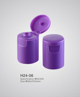 China Non Spill Soft Cream Plastic Caps OEM 24/420 Flip Top Cap for sale