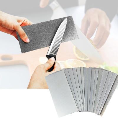 China Diamond Plate Sharpening Stone Kitchen Viable Diamond Sharpening Card Hot Sell Sharpener for sale