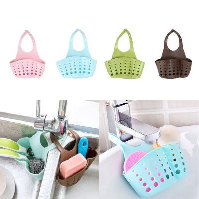 China Viable Hot Sale Kitchen Sinks Draining Shelves Hanging Basket Sponge Storage Racks For Suction Multifunctional Sink for sale