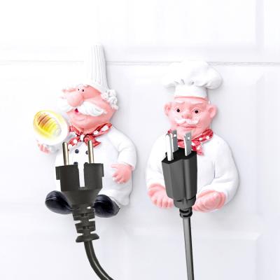 China Home Kitchen Cartoon Power Cord For Holding Hanger , Cook Hook Plug Finished Bracket for sale