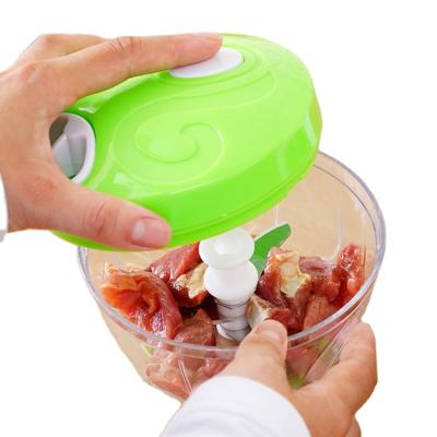 China Viable Kitchen Multi Function Chopper Plastic Slicer Spiralizer Cutter Vegetable Pull for sale