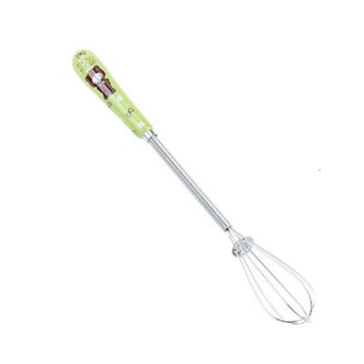 China Viable Manual Kitchen Accessories Fashion Cartoon Small Ceramic Handle Egg Beater for sale