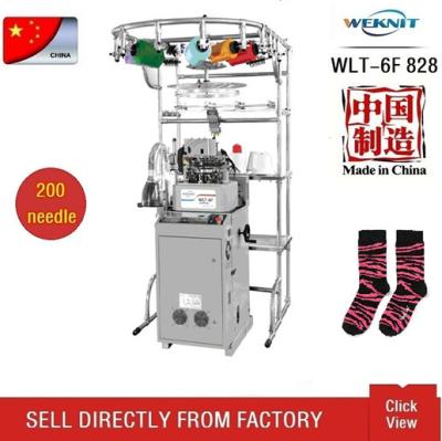 China 200N Flat Fine Gauge Socks Machine Price Automatic Socks Making Machine Price for sale